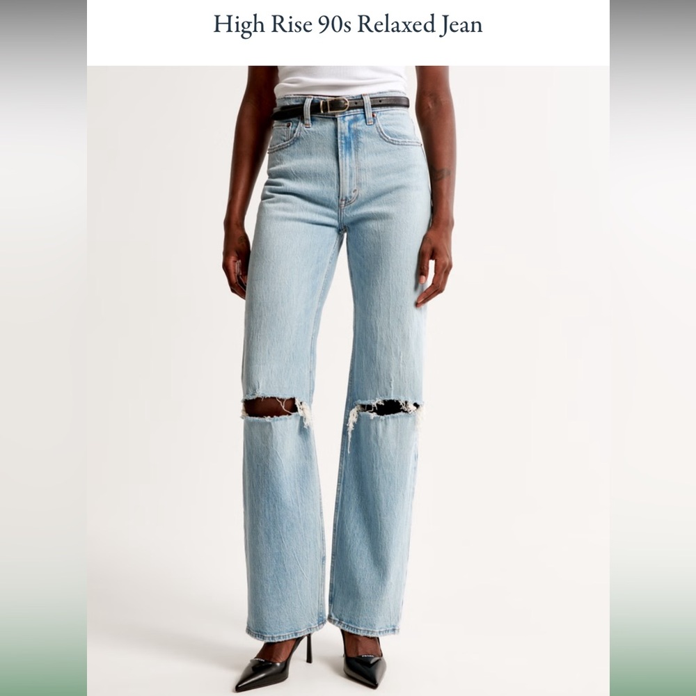 Abercrombie & fitch high rise 90’s relaxed Jean